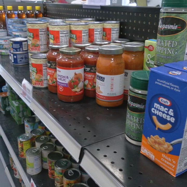 Sister Visitor Center food pantry